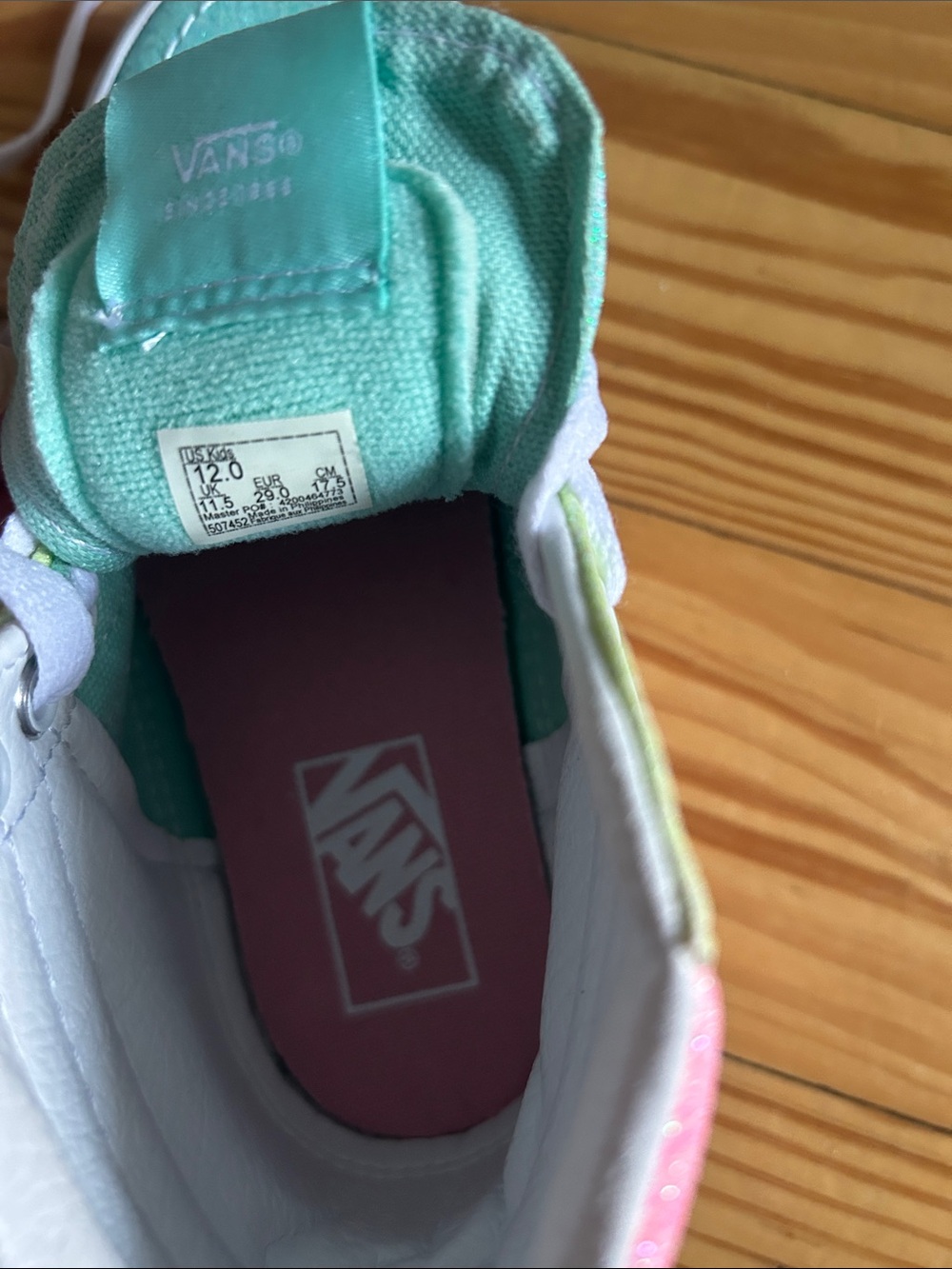 Kids Vans - size 12 - brand new never worn - Picture 6 of 6